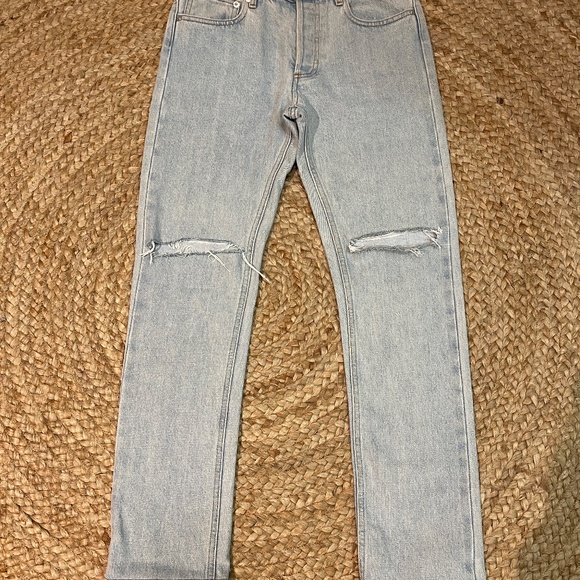 APC Light Wash Straight Jeans - Size 26 - Picture 5 of 10